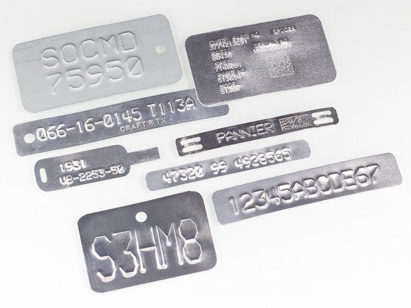 Metal Tags & Labels - Print or Emboss Your Own Durable Tags
