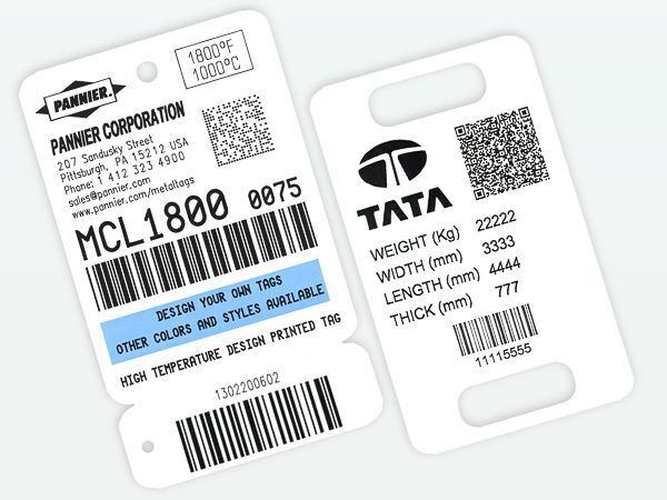Metal Tags & Labels - Print or Emboss Your Own Durable Tags